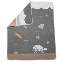 FUSSENEGGER Babydecke J.Schildkröte Grau