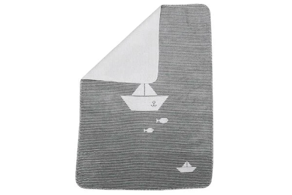 FUSSENEGGER Babydecke Panda Schiffchen Gr. 1 FUSSENEGGER Babydecke Panda Schiffchen Gr.