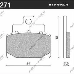 TRW Lucas Bremskloetze Newfren