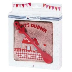 HANSEKIND Lätzchen+Löffel Lady Rosa