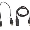 TecMate OPTIMATE Ladekabel, Für USB-Ladegerät O-100, Micro-USB, Länge: 30cm, Incl. 100cm Verlängerungskabel Nr112