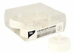 PAPSTAR LED-Maxi-Teelichte, Höhe: 40 Mm, Weiß
