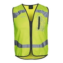 Sicherheitsweste Wowow Drone Gelb Mit Reißverschluss Gr.m