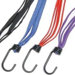 Bike Tec And More GmbH Spanngummi 4fach/ 2 Haken Farblich Sortiert 650 Mm Lg.