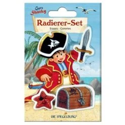 Spiegelburg Radierer-Set Capt'n Sharky