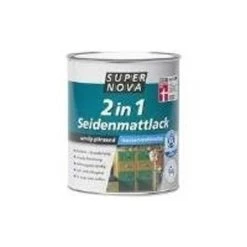 SUPER NOVA Seidenmattlack 2in1, Tiefschwarz, 375 Ml