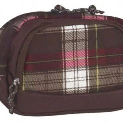 TakeItEasy Gürteltasche Atlanta Plaid Braun/pink
