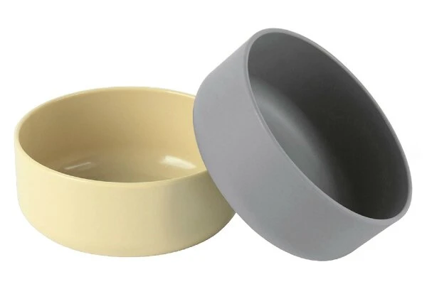 Dantoy Tiny Bio Schale Sand/grau 2erP 1 Dantoy Tiny Bio Schale Sand/grau 2erP