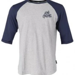 Xlc Casual Man Raglan 3/4 Arm Shirt Gr M Grau/blau